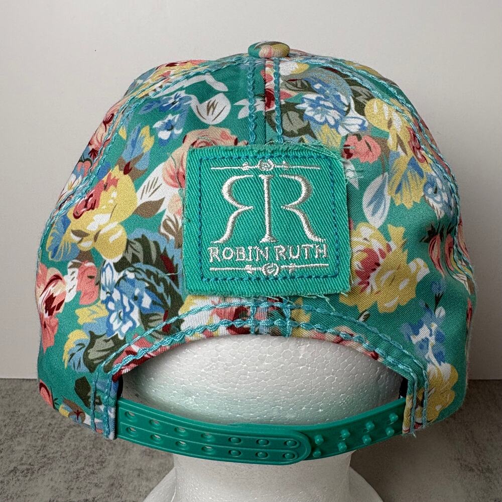 Robin Ruth Hawaii Snapback Baseball Cap Quilted Floral Design - Picture 5 of 15